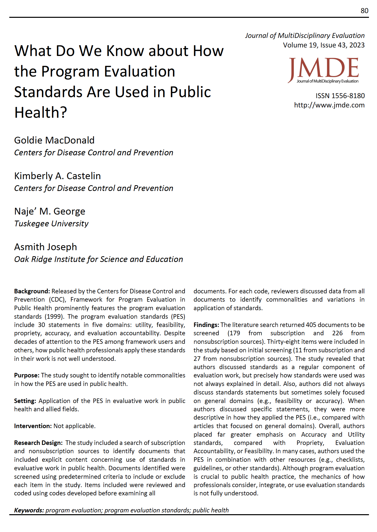 cover page