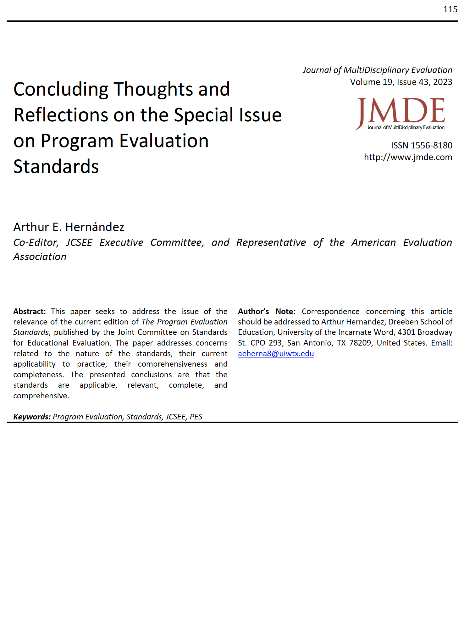 cover page